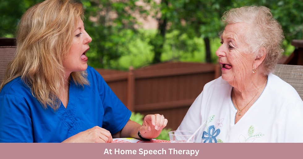 at home speech therapy