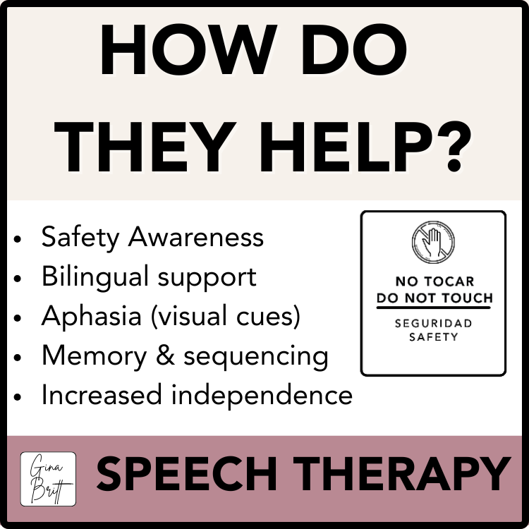 Thumbnail: House Labels (bilingual) Speech Therapy For Adults With Aphasia
