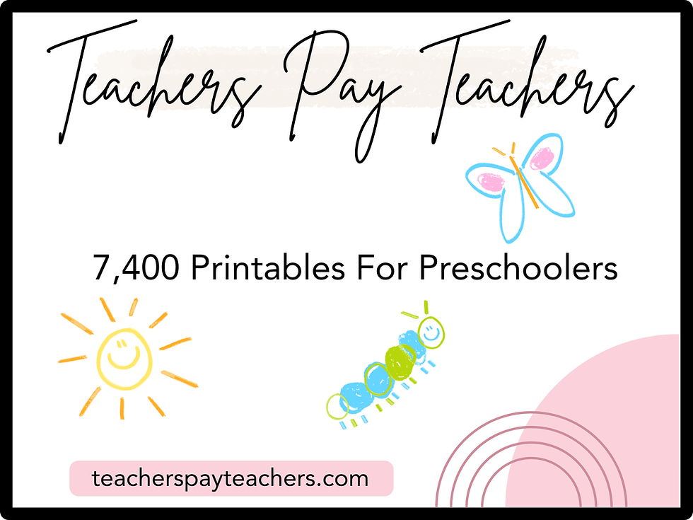 preschool activities printable