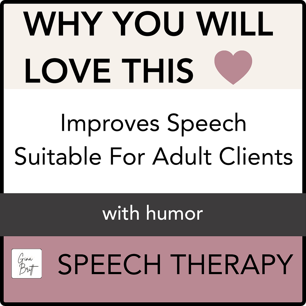 Thumbnail: Improve Speech Intelligibility Using Jokes For Adults and Adolescents