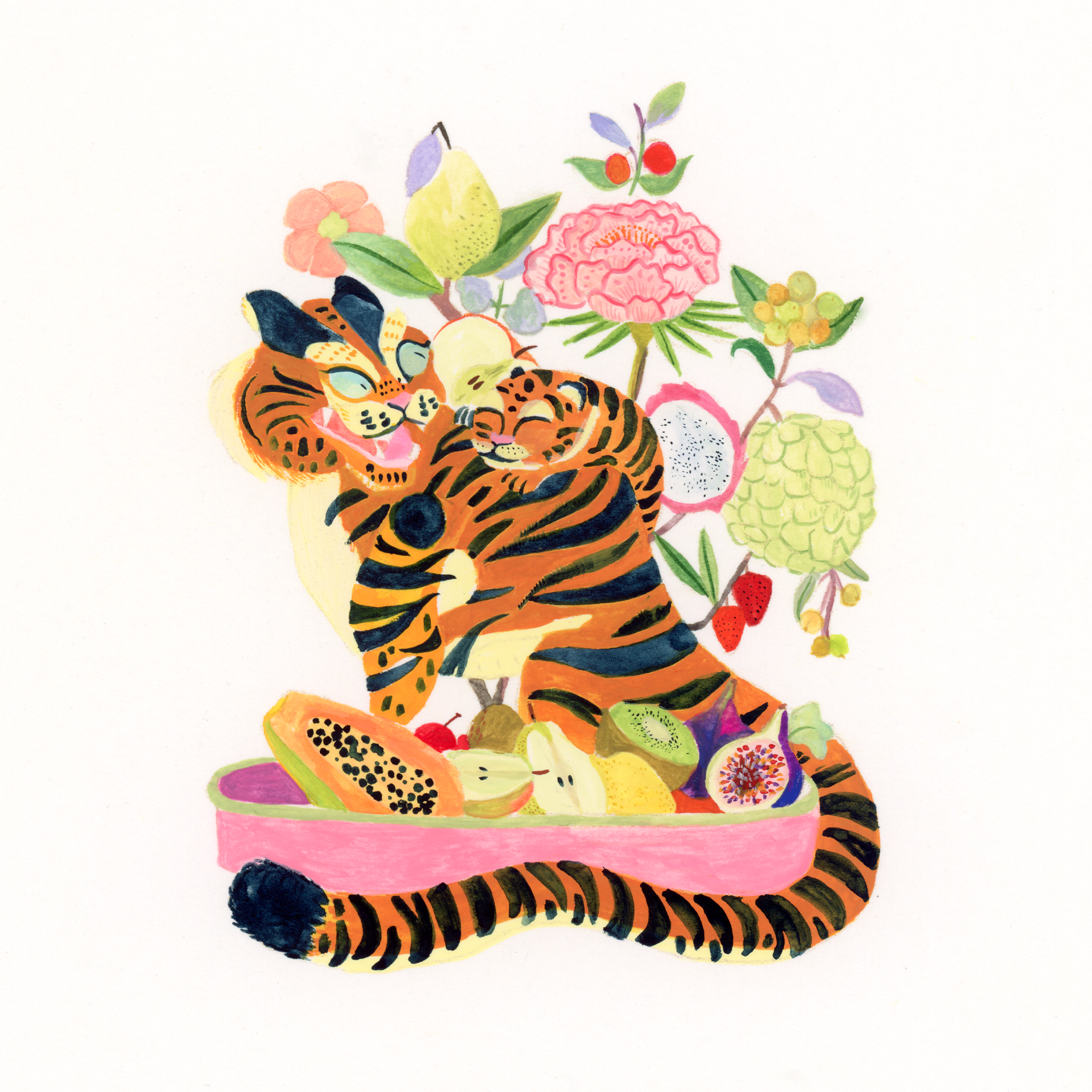 Mama tiger / Art print
