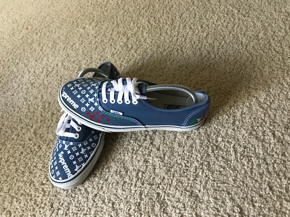 supreme louis vuitton custom shoes