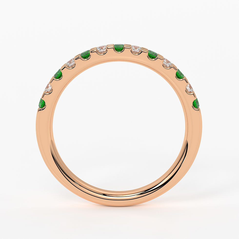 Thumbnail: Aurora Emerald Ring