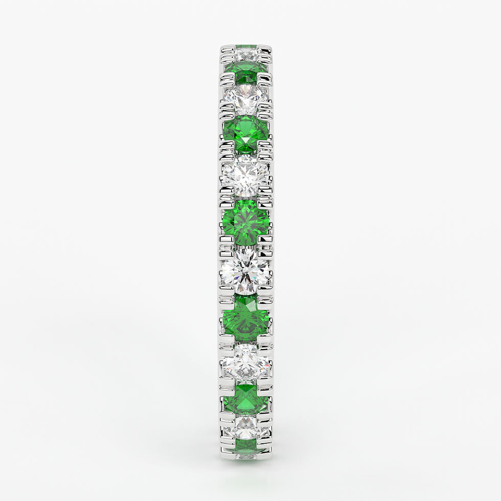 Thumbnail: Emerald Lux Eternity Ring