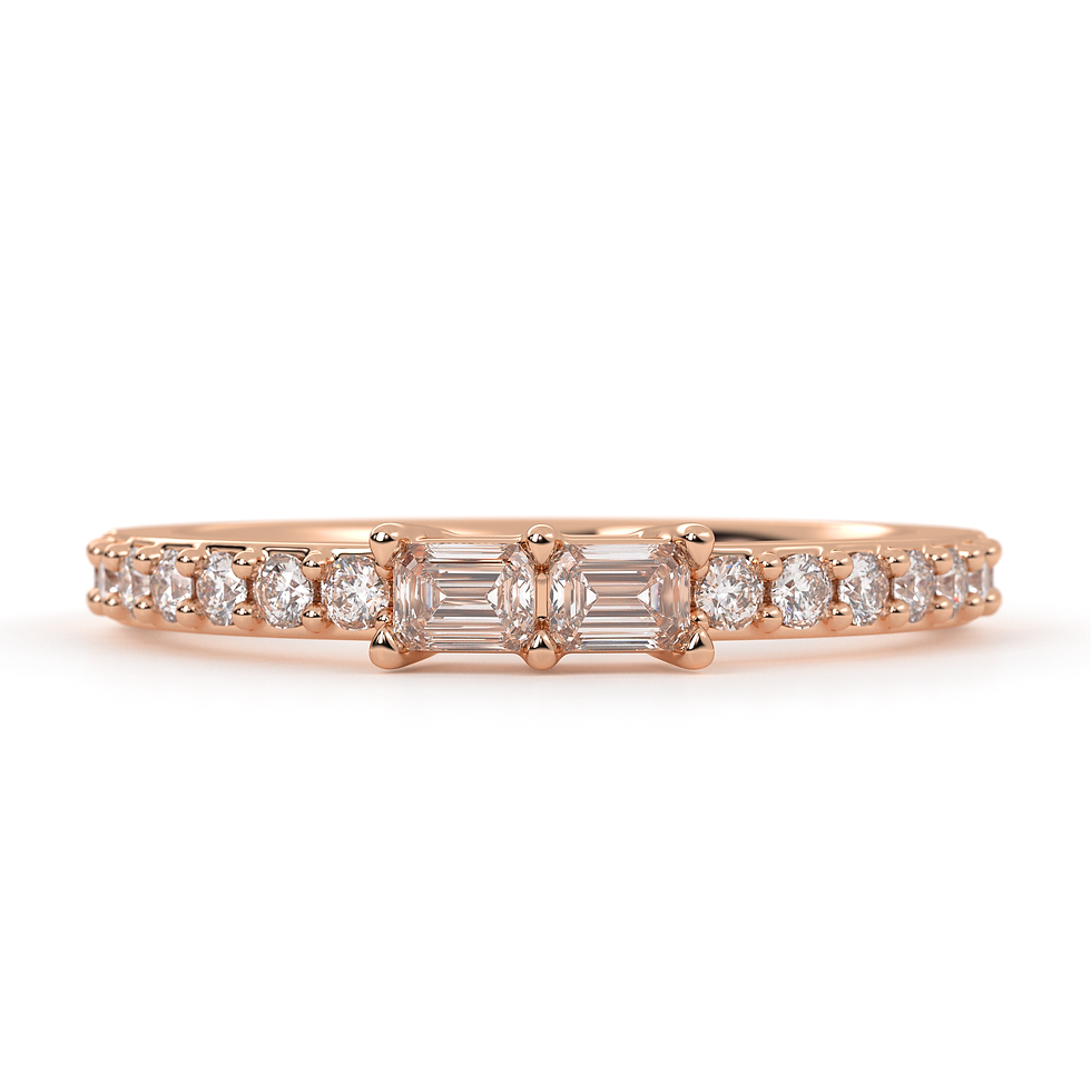 Thumbnail: Twin Baguette Ring