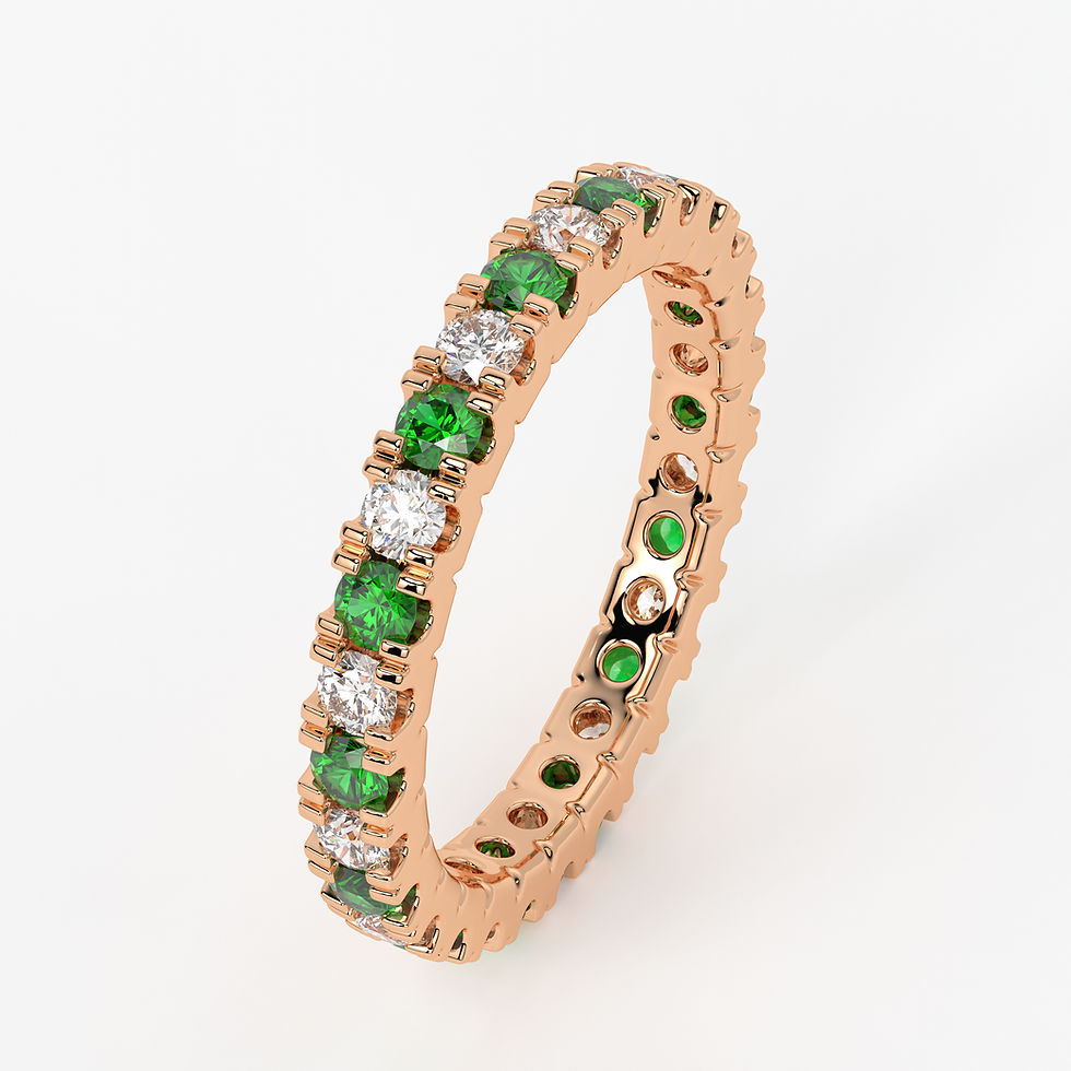 Thumbnail: Emerald Lux Eternity Ring