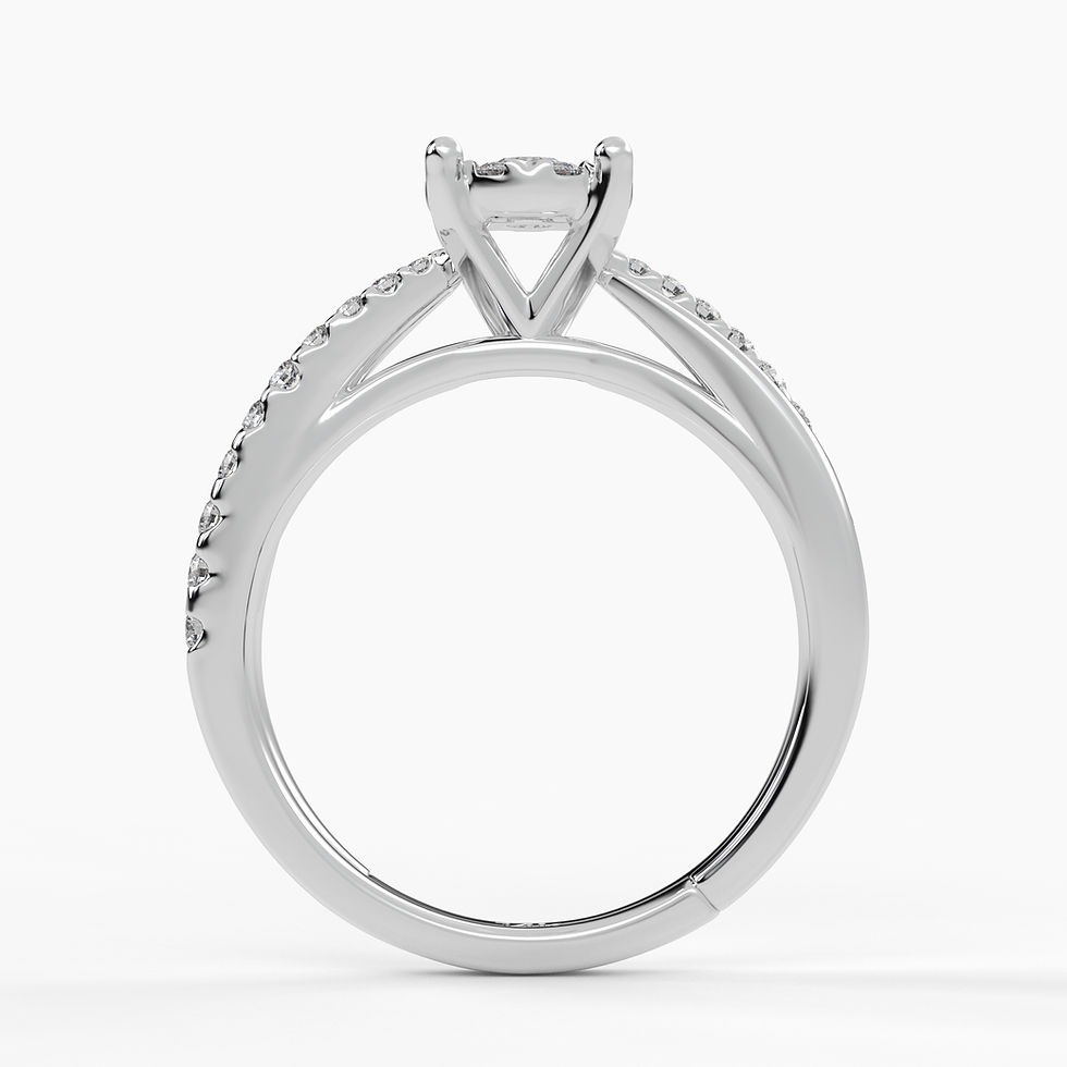 Thumbnail: Halo Twist Ring