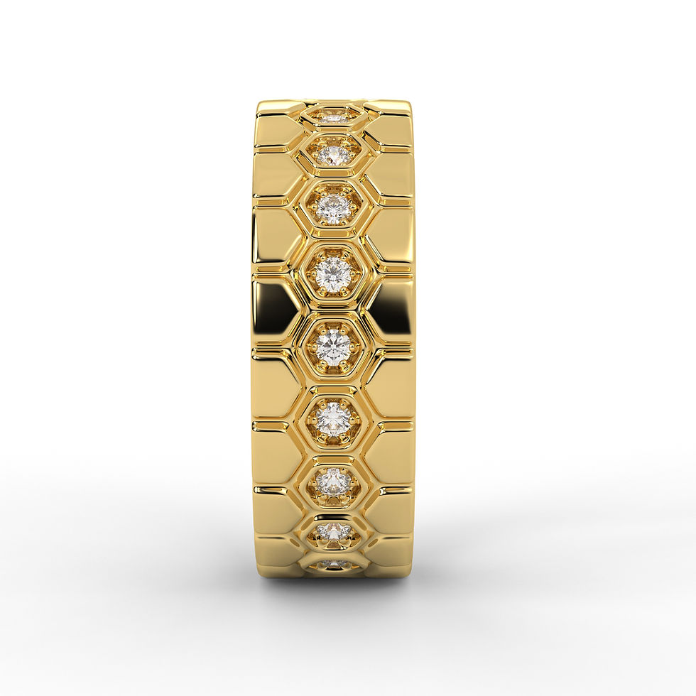 Thumbnail: HexaGleam Flush Ring