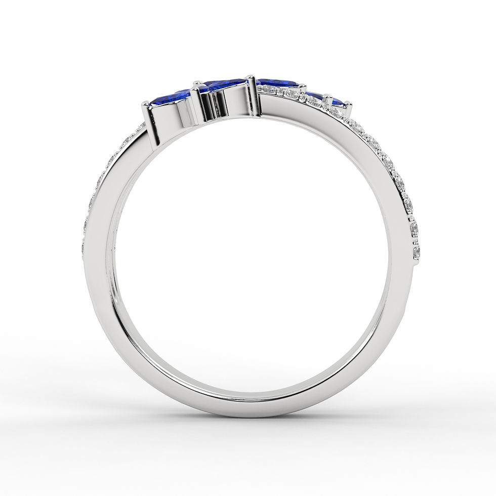 Thumbnail: Sapphire FleurVibe Ring