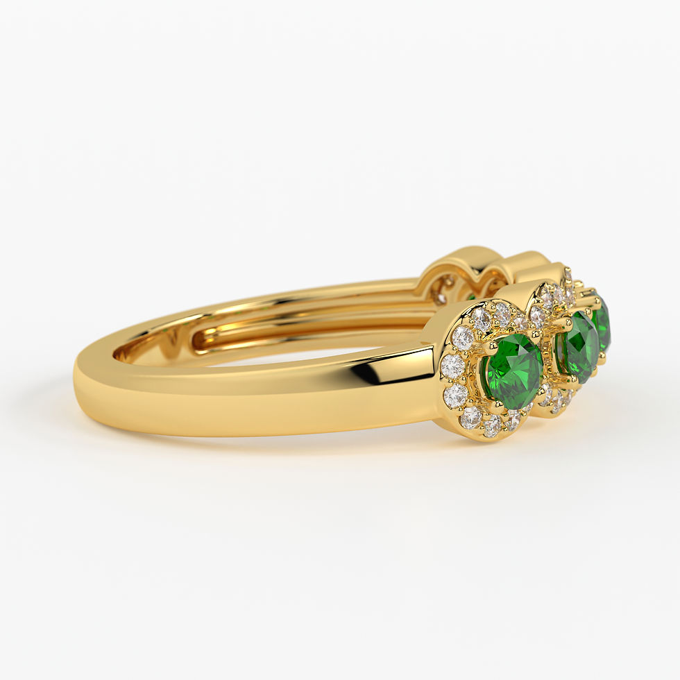 Thumbnail: The Penta Emerald Ring