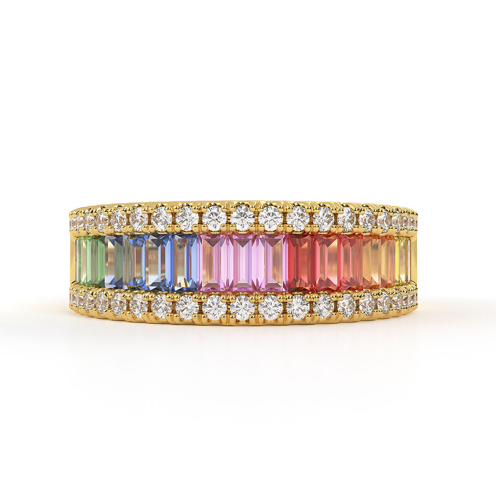 Thumbnail: Multi Sapphire Ring
