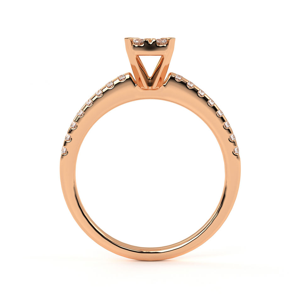 Thumbnail: Vivid Rectangle Shape Ring