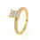 Thumbnail: Vivid Rectangle Shape Ring
