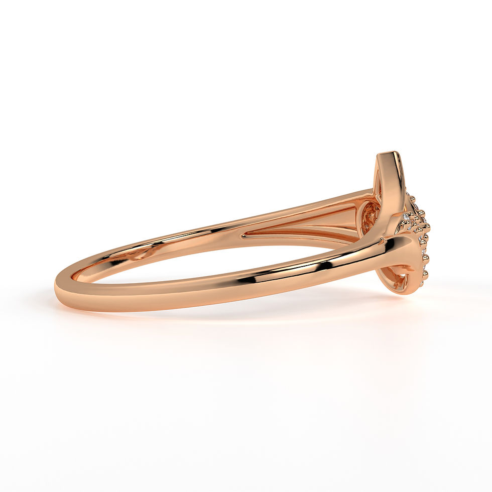 Thumbnail: Waterdrop Curve Ring