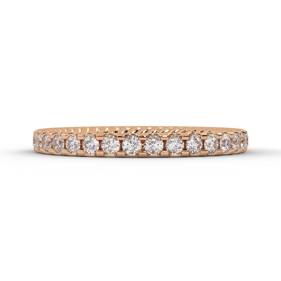 Thumbnail: Twisted Eternity Ring