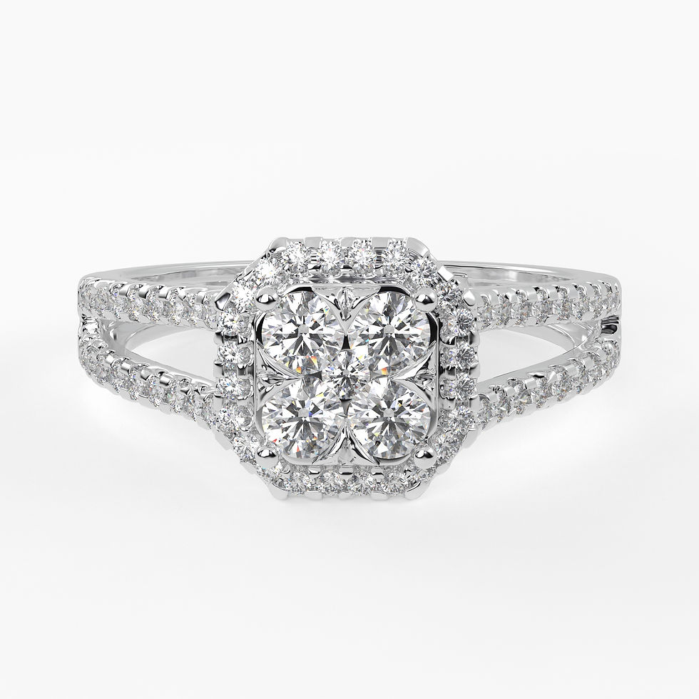Thumbnail: Floral Shank Ring
