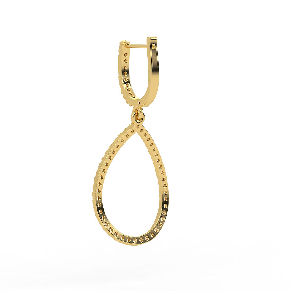 Thumbnail: Teardrop Dangling Earring