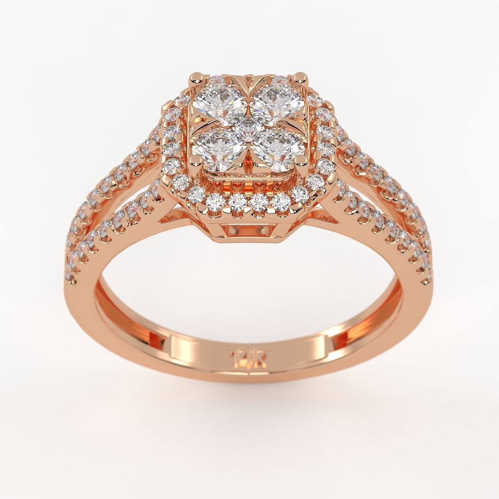 Thumbnail: Floral Shank Ring