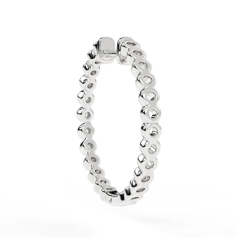 Thumbnail: Aurelle Bezel Hoop