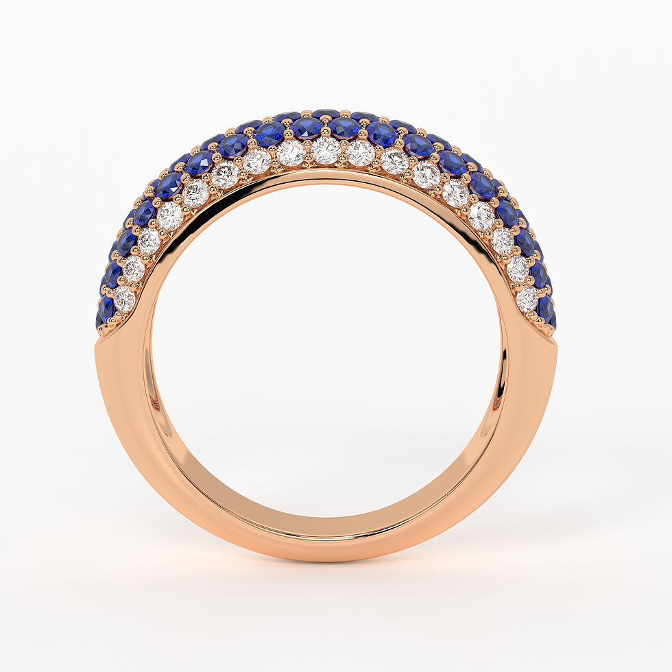 Thumbnail: Sapphire Dome Ring