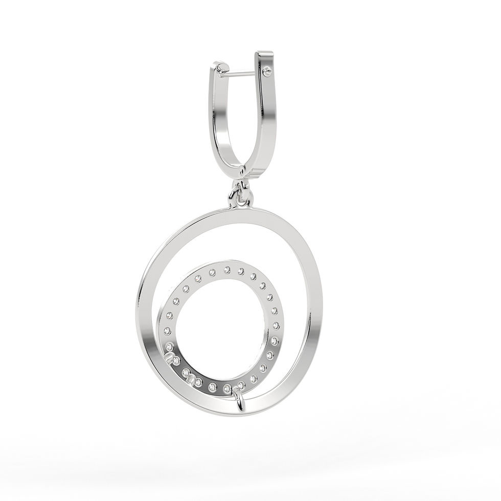 Thumbnail: Dual Circles Earring
