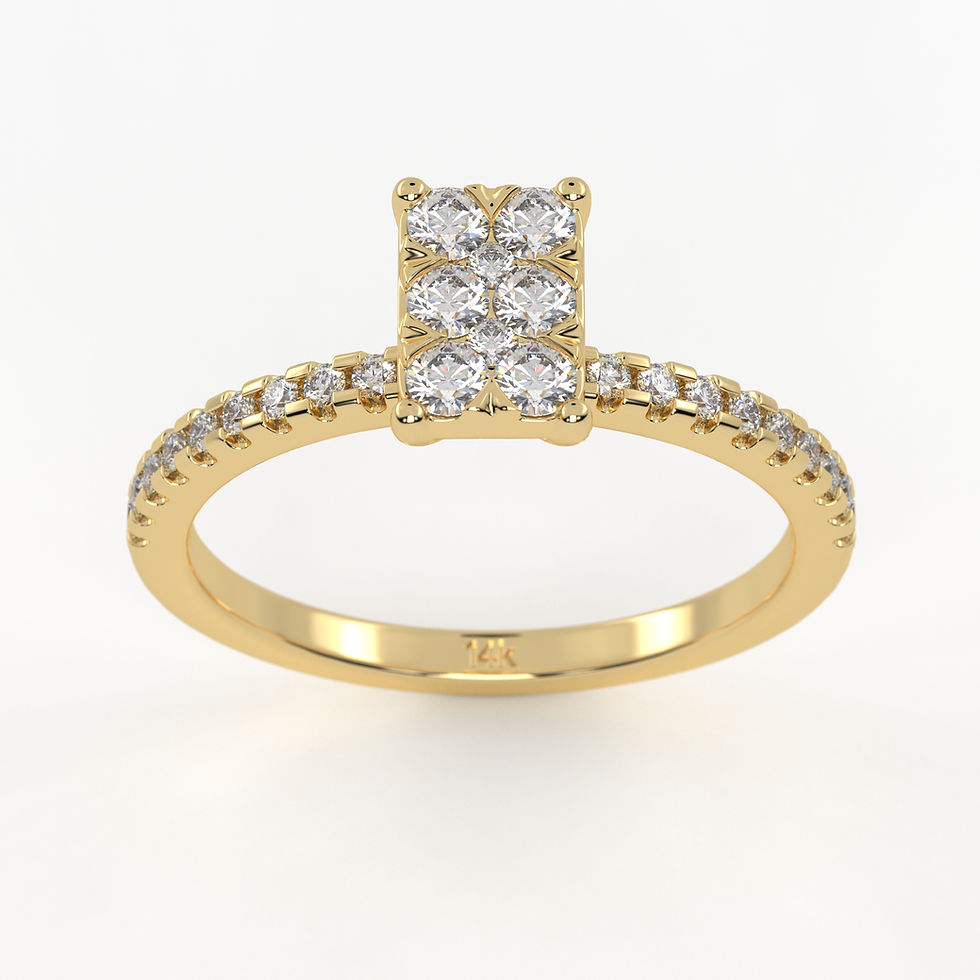 Thumbnail: Rectangular Luxe Ring