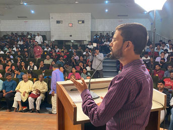 Communication with competitive exam students.