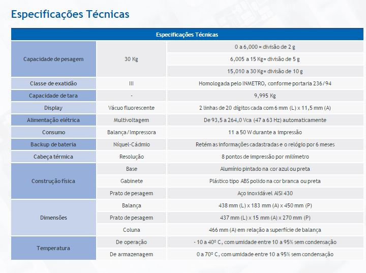 Miniatura: Balança Toledo Prix 5 Plus