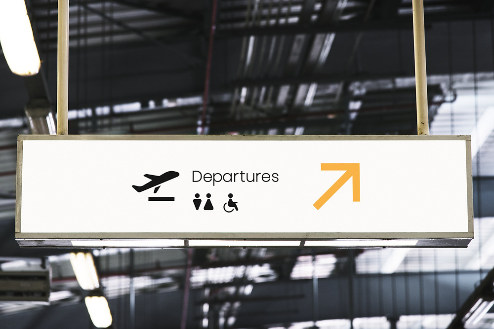 International airport departures