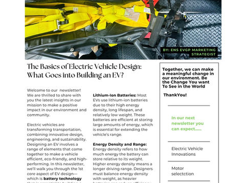 The Basics of Electric Vehicle Design: What Goes into Building an EV?