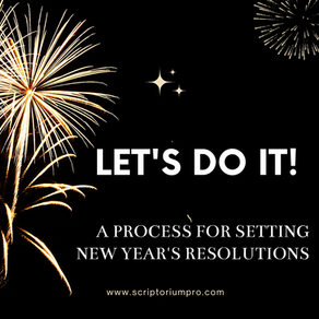 Let's Do It! A Process for New Year's Resolutions