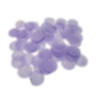 30gram Mini Paper Round Confettis (2.5cm) - Purple