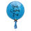Thumbnail: 30" Personalise Jumbo Agate Latex Balloon - Blue Agate