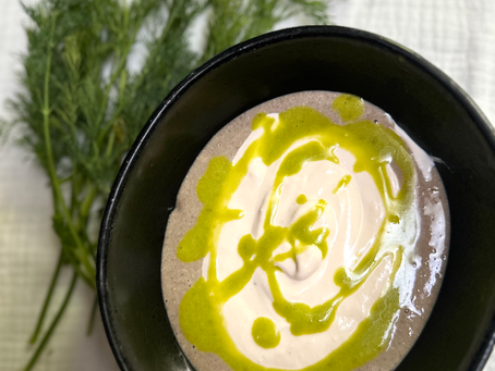 RECIPE: Puree, Level 4- Rye Bread and Salmon Mousse with Dill Emulsion