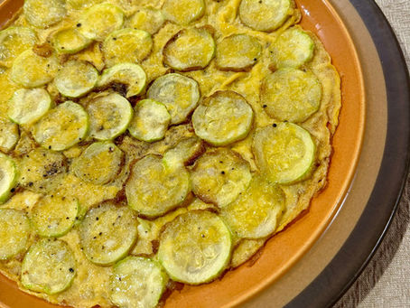 John's RECIPE: Regular Easy to Chew, Level 7- Zucchini Frittata
