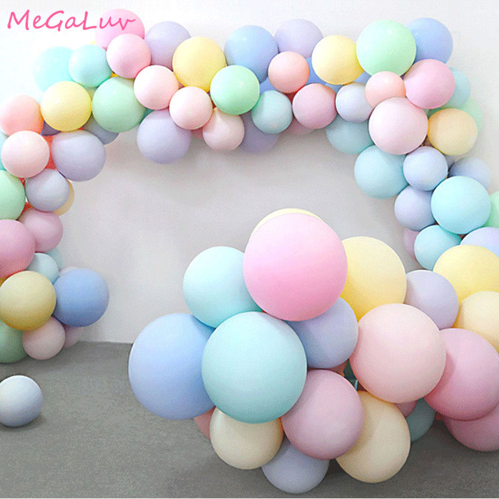 Globos tono pastel mate