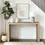 Thumbnail: Natural Wood Console Table