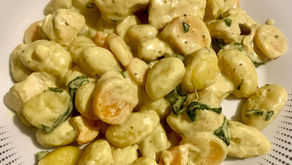 One pot gnocchi poulet curry coco carottes épinards