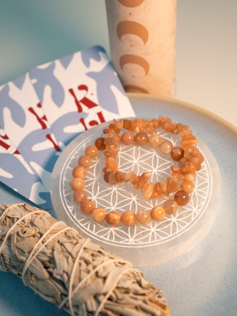Bracelet Kupalamoon en pierre de soleil naturelle