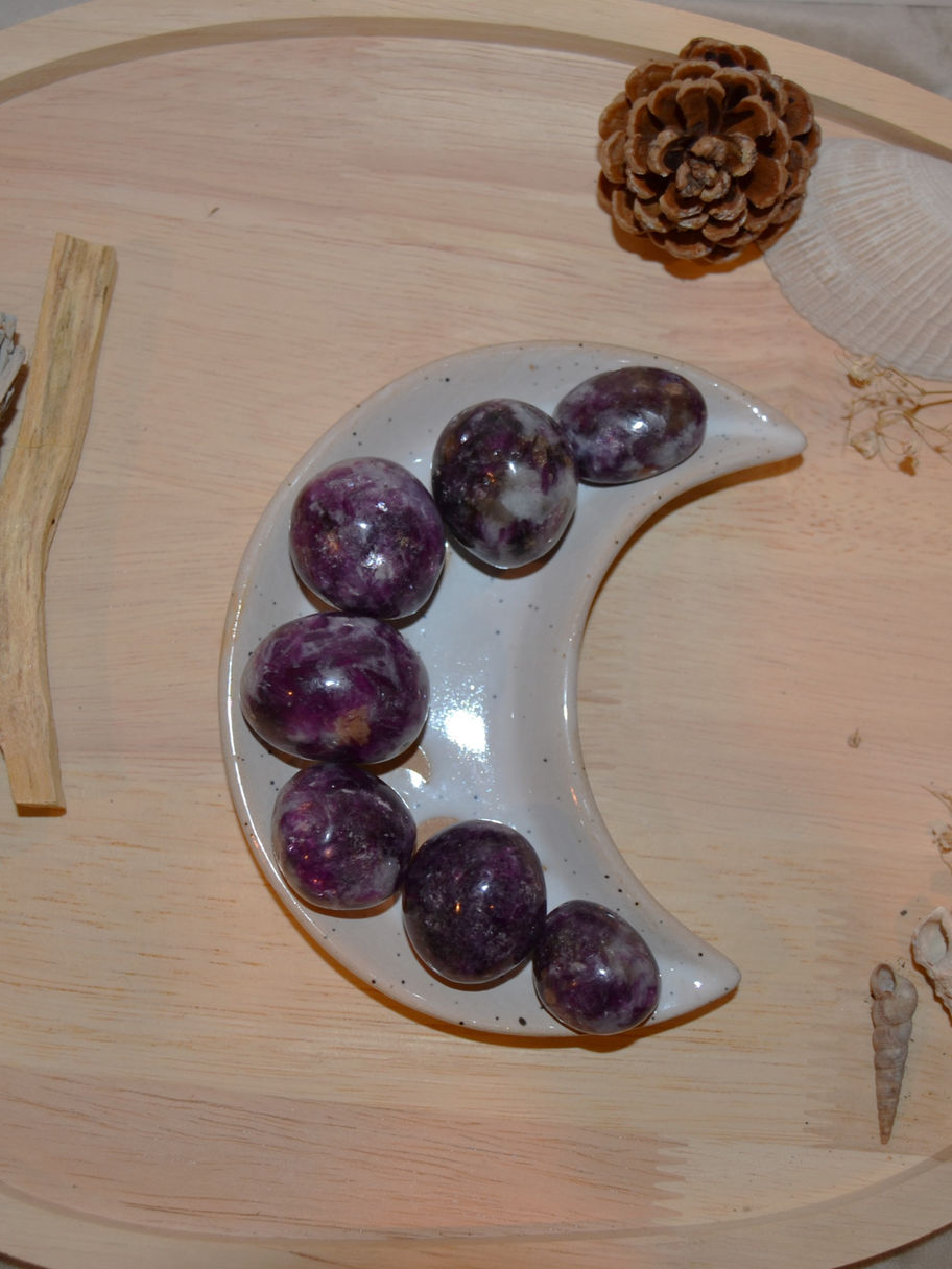 Pierre Roulée Lépidolite