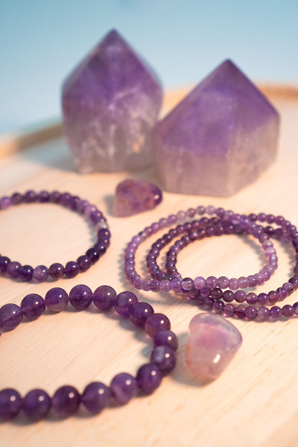 Bracelet Améthyste - Relaxation, Spiritualité et Sommeil