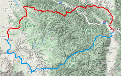Missoula Moscow Route | Driftless Roads USA