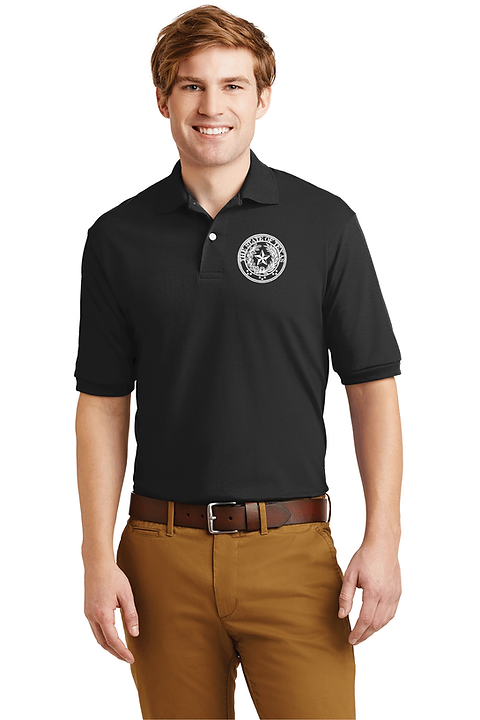 MEN'S STATE SEAL POLO KP55 (Printed Logo) | lonestarherogear