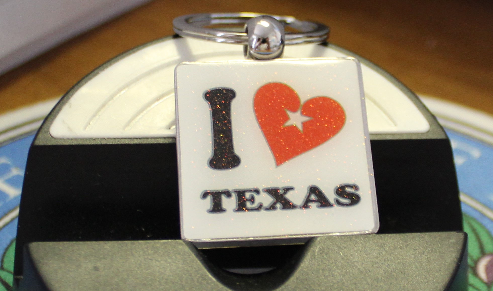 SQ I LOVE TEXAS KEY-CHAIN C-18