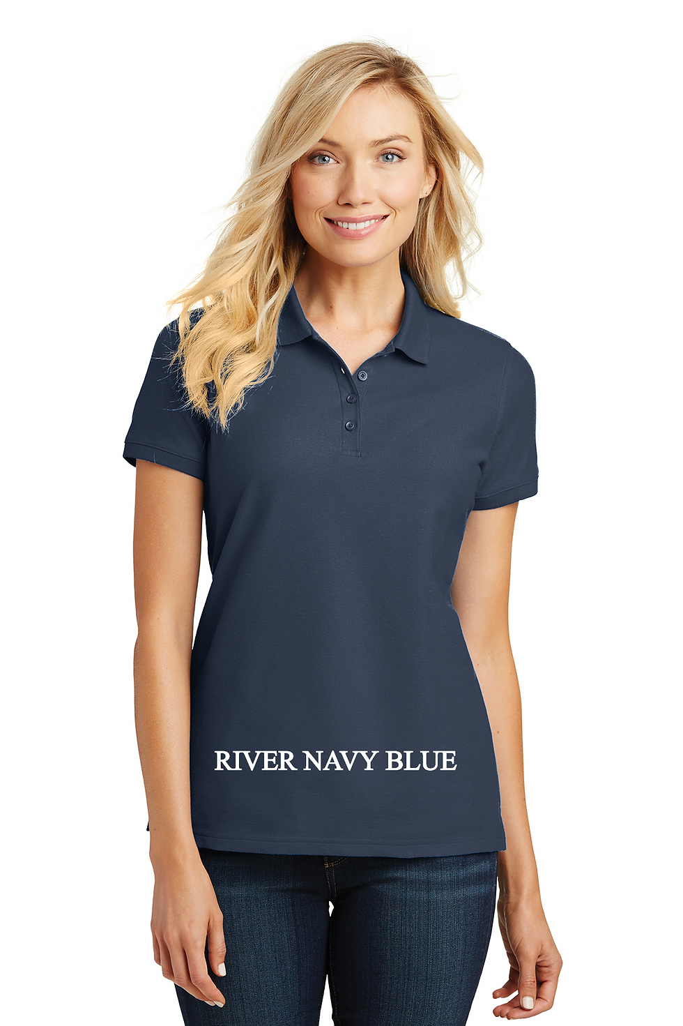 Thumbnail: STATE OF LOUISIANA WOMEN'S POLO L100 (Printed Logo)