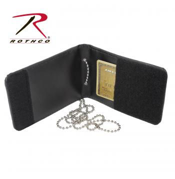 Thumbnail: Rothco Leather Neck Identification Holder