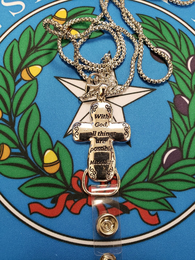 Thumbnail: WITH GOD ALL THINGS ID HOLDER