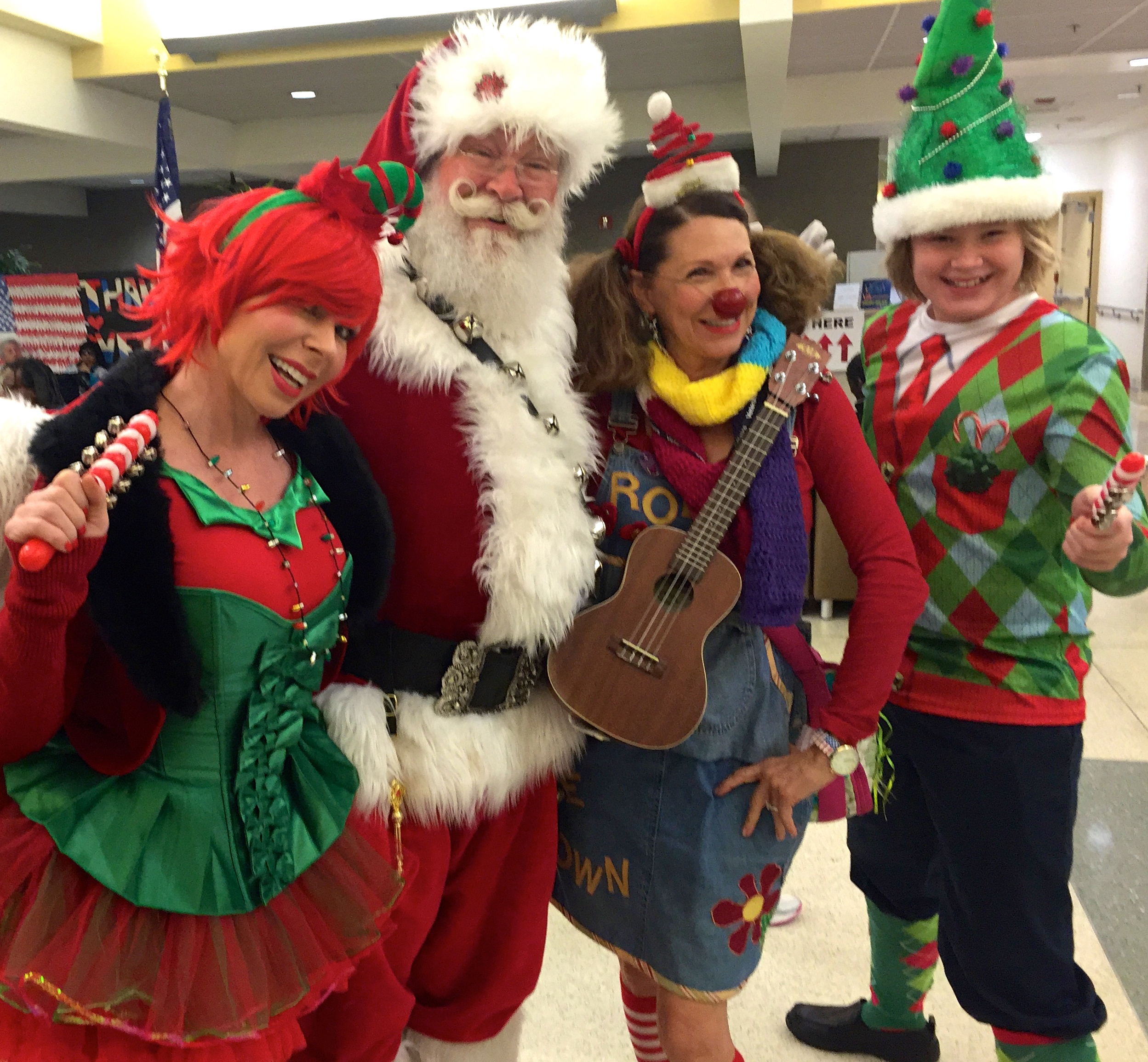 Santa And Elf