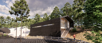 Nieuwbouw schaatshuis skibaan Il Primo, Bergen NH