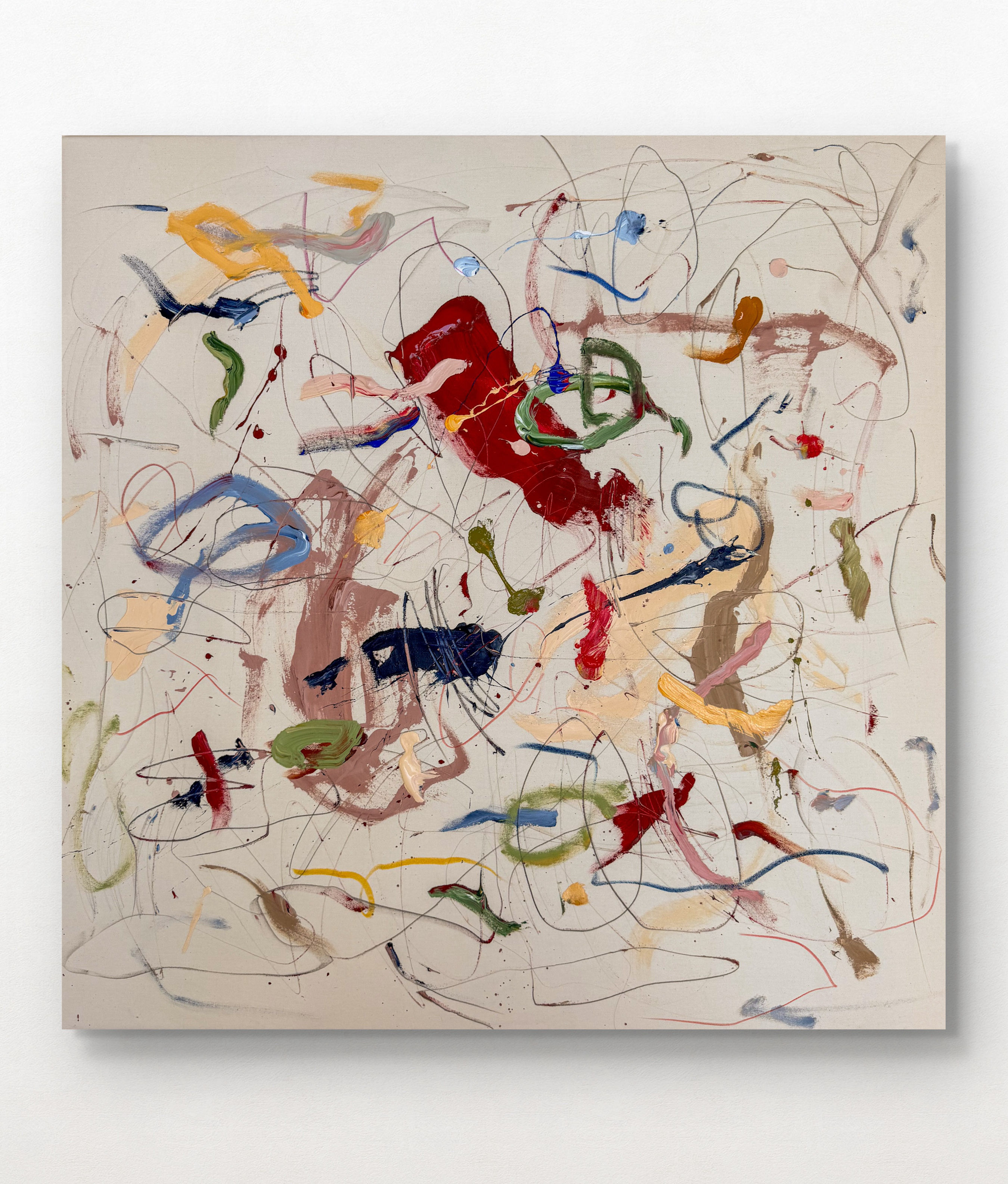 The important thing 110x110cm